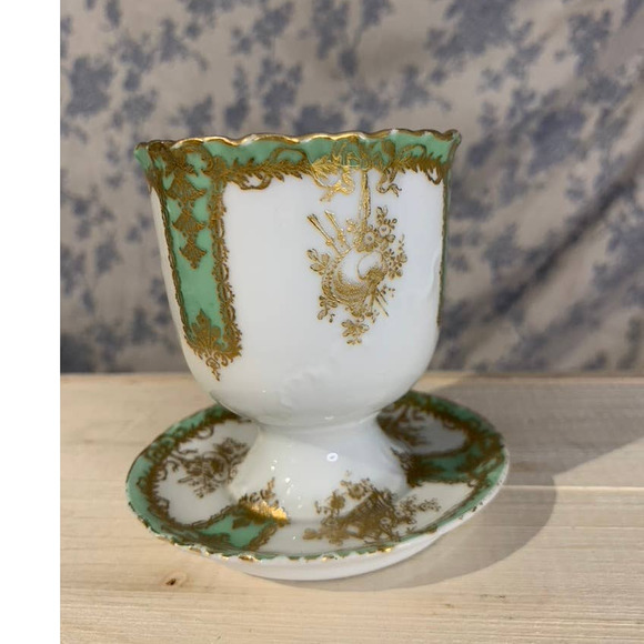 Antique Haviland Limoges Egg Cup Circa 1880s RARE - Picture 2 of 7